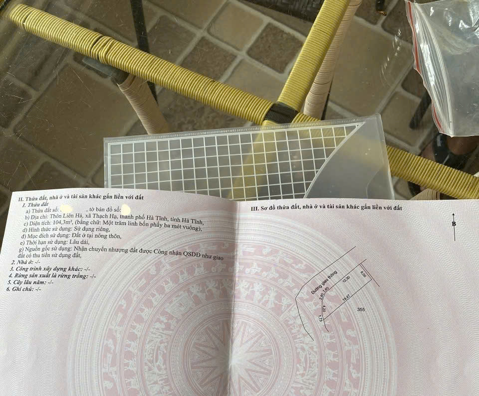 Lô đất hai mặt tiền phường thạch hạ tp hà tĩnh.  Giá rẻ nhất khu vực